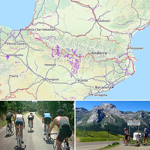 Bildergalerie Rennradreise Trans Pyrenäen