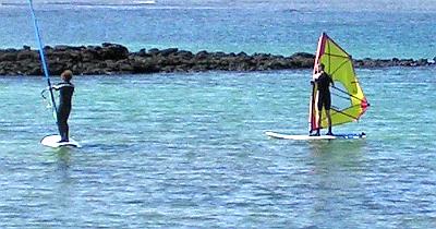 Infobild Windsurfen Korfu